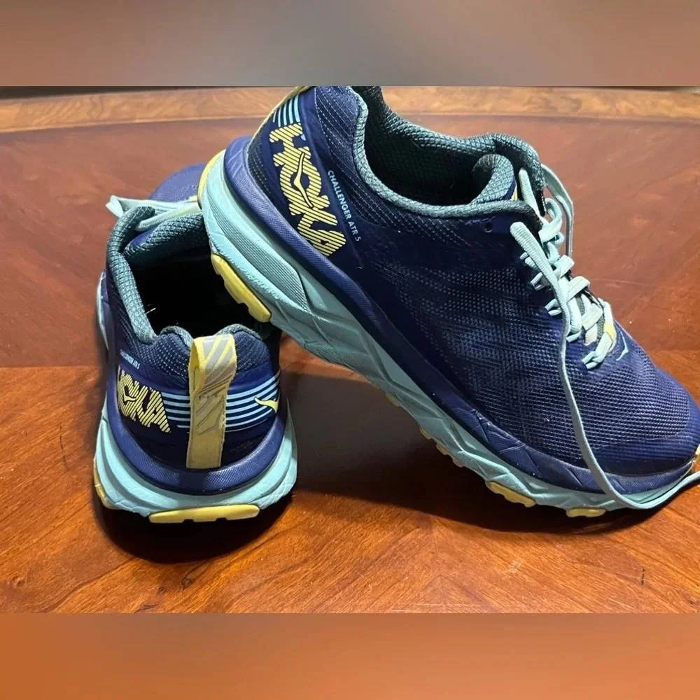 Hoka One One Challenger ATR 5 Womens Trail Running Shoes Blue Mallard 1104094